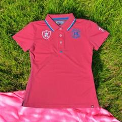 FILA GOLF フィラ ピンク レディース ゴルフ ポロシャツ M 美品