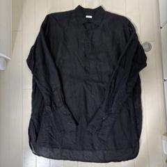 定番人気！ ブラック SEEALL 長袖リネンシャツ メルカリ - トップス
