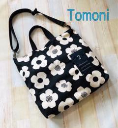 トートバッグ レッスンバッグ ショルダー 花