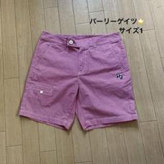 ❤️pearlygates 赤 チェック柄 ショートパンツ⭐️サイズ1