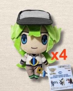 新品未使用】ポケモンマスターズ ポケマス EX ぬいぐるみ N 4体
