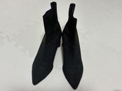 美品✨ZARAリブ ソックスブーツ ブラック 定番 人気 38