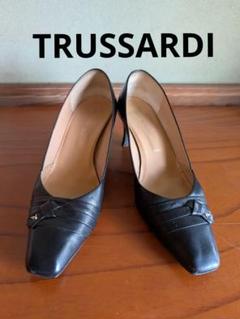 TRUSSARDI ブラック ハイヒール 24.5cm