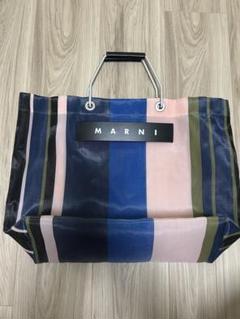 マルニ　MARNI ストライプトートバッグ