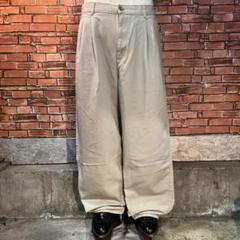 USA古着 puritan チノパン 2タック ワイド ストレート アメカジ 太