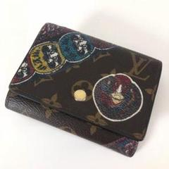 ルイヴィトン ポルトフォイユヴィクトリーヌ 山本寛斎 三つ折り財布 限定