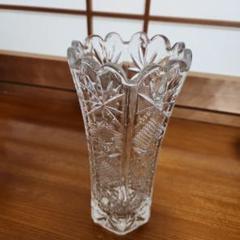 ガラス 花瓶 中型 フレア型
