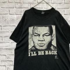 oi USA製90sヴィンテージTシャツ!シンブラックマイクタイソンXL7 oi 様専用USA製90sヴィンテージTシャツ!シンブラックマイク