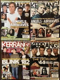 雑誌「KERRANG!」のBLINK182関連４冊セット！
