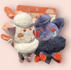 ポケセン限定　もこもこアップリケスウェット にたものどうし ゾロア＆ヒスイゾロア もこもこアップリケスウェット にたものどうし ゾロア