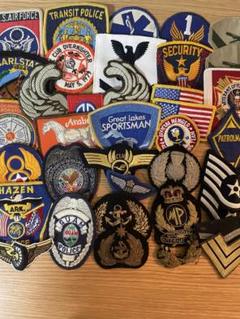 Vintage patch USA 日本等　ワッペン　肩勲章等　35枚まとめ売り