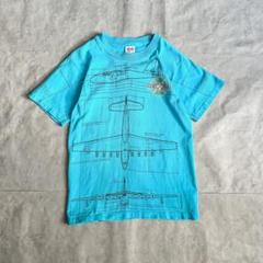 1990's USA製 SPRUCE GOOSE 飛行艇 プリント Tシャツ