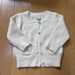 petit main カーディガン 80 アイボリー