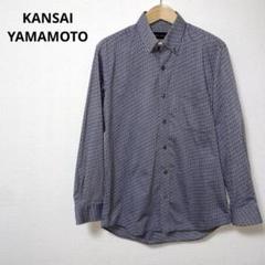 KANSAI YAMAMOTO ヤマモトカンサイ ストライプ柄 長袖シャツ M