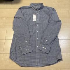 ユニクロ　UNIQLO メンズ　EFCブロード　チェック長袖シャツ　XL