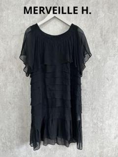 MERVEILLE H. メルべイユアッシュチュニックワンピースシアー