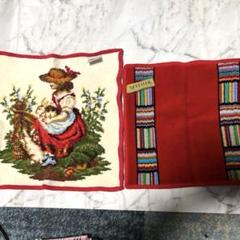 【美品】赤い刺繍とアンティーク・テキスタイル 赤い刺繍とアンティーク・テキスタイル: ヨーロッパの古い