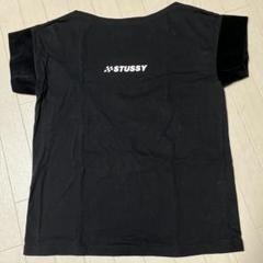 STUSSY トレーナー ベロア 光沢 ロンＴ ストリート 短丈 archive STUSSY トレーナー ベロア 光沢 ロンT ストリート 短丈 archive