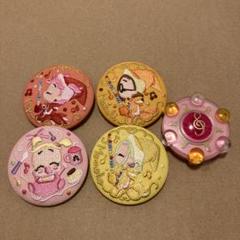 【処分SALE‼️】おジャ魔女どれみ 刺繍缶バッジ＆ミラーセットのサムネイル