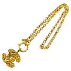 CHANEL/シャネル マトラッセ ココマーク ゴールド ネックレス d_166 CHANEL/シャネル マトラッセ ココマーク ゴールド ネックレス