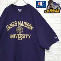 チャンピオン ジェームズマディソン大学 カレッジTシャツ ビッグシルエット4XL