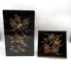 輪島塗本舗 稲忠作 松葉柄二段お弁当箱 輪島塗本舗 稲忠作 松葉柄二段お弁当箱 - メルカリ