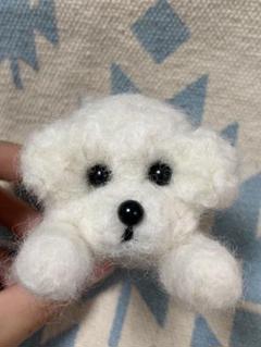 ハンドメイド　羊毛フェルト　マルチーズ