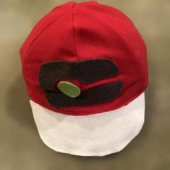 90's TOMY ポケモン　サトシ　初代キャップ 赤白　デッドストック ポケットモンスター キャップ 初期 サトシ ポケモン レプリカ