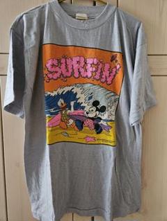 サーファー 海 波 ハワイ 好き 限定 超 ヴィンテージ ミッキー Tシャツ サーファー 海 波 ハワイ 好き 限定 超 ヴィンテージ ミッキー T