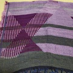 tamaki  niime  JQshawl  middle  紫系 tamaki niime roots shawl MIDDLE TIGRE BROCANTE