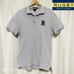 【古着】ラグビーラルフローレン RalphLauren ポロシャツ グレー M
