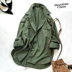 Deuxieme Classe 日本製オーバーサイズミリタリージャケット T98 Deuxieme Classe日本製オーバーサイズミリタリージャケットT98