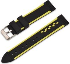 アップルウォッチバンド ( ブラック+イエロー 38mm/40mm/41mm）