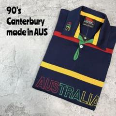 90's Canterbury オーストラリア　センターロゴラガーシャツ　新品 90's Canterbury オーストラリア センターロゴラガーシャツ 新品