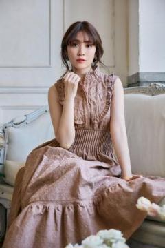 ワンピース herlipto Paisley Cotton Lace Long Dress Paisley Cotton Lace Long Dress-dusty rose - YouTube