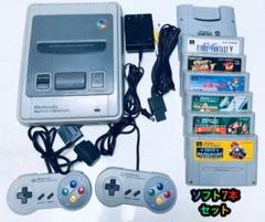 スーパーファミコン本体.ソフト7本セット