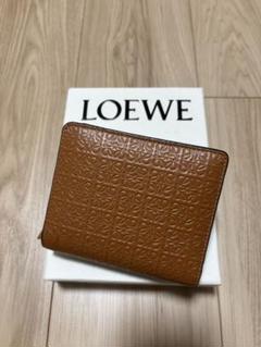 LOEWE ロエベ リピートアナグラム コンパクト ジップ ウォレット