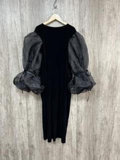 SANSeLF【 サンセルフ 】 シースルーボリュームパフドレス SANSeLF（サンセルフ）の「シースルーボリュームパフドレス