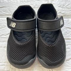 ニューバランス　ベビーサンダル　黒　12.5㎝