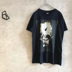 マンオブスティール　DCコミックス　ロゴTシャツ　スーパーマン　黒　半袖　綿混