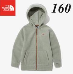 ラス1♡ ノースフェイス フリースジャケット フード 暖かい 160 K562D ラス1♡ ノースフェイス フリースジャケット フード 暖かい 160