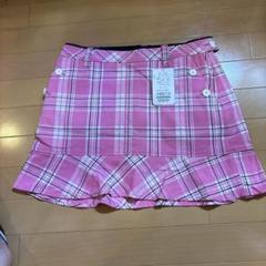 ピンク チェック柄 スカート　キュロット Mサイズ sheller シェリエ ピンク チェック柄 スカート キュロット Mサイズ sheller シェリエ
