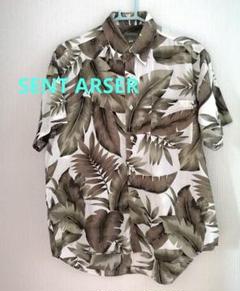 SENT ARSER　アロハシャツ　ボタニカル　オーバーサイズ　Mサイズ