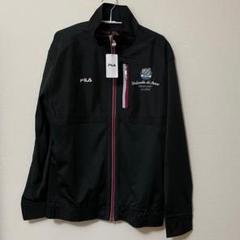 【新品、FILA】メッシュ＆ナイロンジャンパー　ブラック　Sサイズのサムネイル