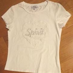 新品タグ付き M'S GRACY 半袖 白色Tシャツ 刺繍 2025年最新】M'S GRACY 柄・デザイン：プリント（ロゴなど