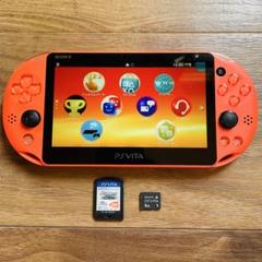 PSVITA 本体 ネオンオレンジ SONY PCH-2000 - メルカリ