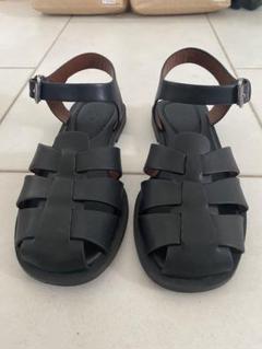 ZARA 本革ストラップサンダル　サイズ32