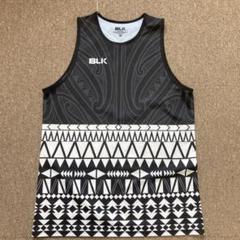 BLK シングレッド 2XL 幾何学模様