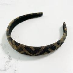 FENDI フェンディ カチューシャ ズッカ柄 ヘアアクセサリー ヘア