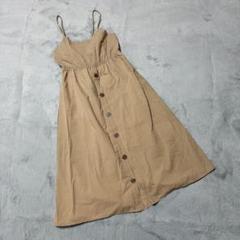 【RETRO GIRL】キャミワンピース (M) バックリボン ウエストマーク